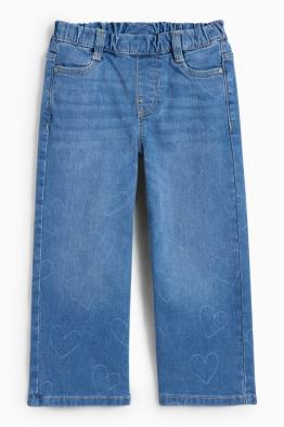 Wide leg jeans - LYCRA® - cu model