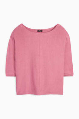 Pulover din tricot fin