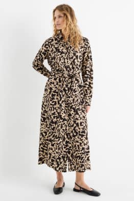 Rochie tip bluză - cu model