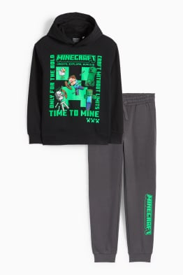 Minecraft - set - hanorac și pantaloni de trening - 2 piese
