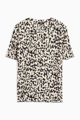 Tricou - regular fit - imprimeu de leopard