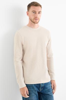 Tricou cu mânecă lungă - structurat