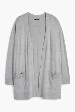 Cardigan tricotat lung