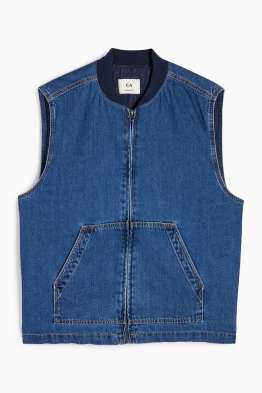 Vestă din denim - căptușită