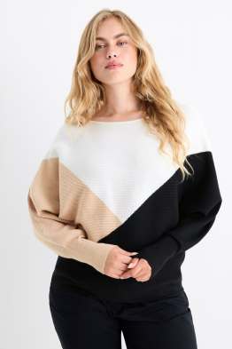 Pullover - gerippt