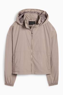 Jacket with hood - water-repellent