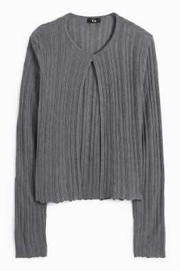 Cardigan tricotat - reiat