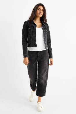 Boyfriend jeans - talie medie - LYCRA®