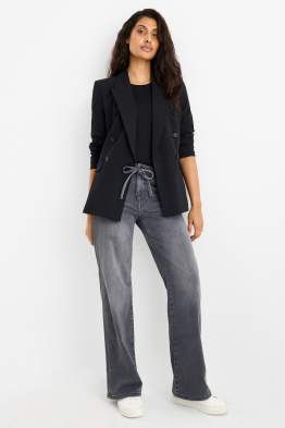 Wide leg jeans - talie medie