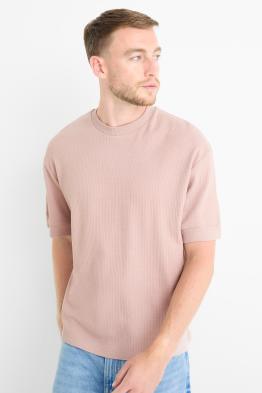 T-shirt - relaxed fit - texturé
