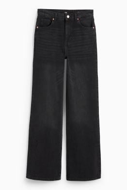 Wide leg jeans - talie înaltă