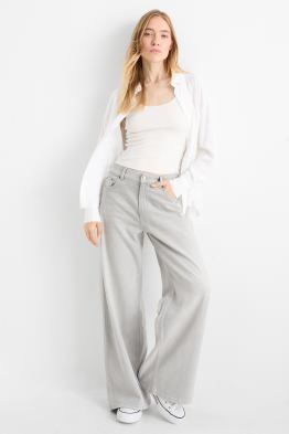 Wide leg jeans - talie joasă