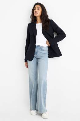 Loose flared jeans - talie medie
