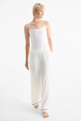 Pantaloni de pijama din satin