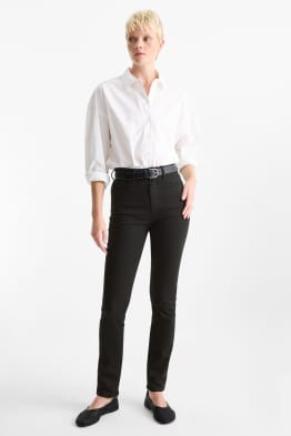 Pantaloni de stofă - talie înaltă - slim fit