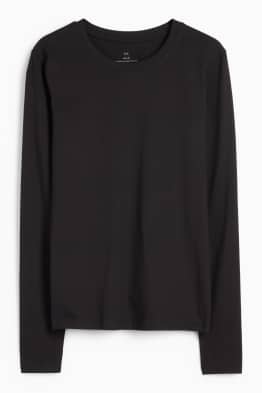 Tricou cu mânecă lungă - slim fit