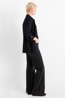 Wide leg jeans - talie înaltă