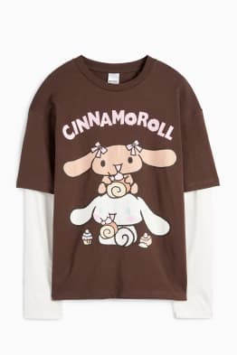 Cinnamoroll - tricou cu mânecă lungă - aspect 2 în 1