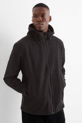 Geacă softshell cu glugă - rezistentă la apă - 4 Way Stretch