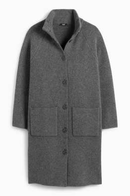 Cardigan tricotat lung