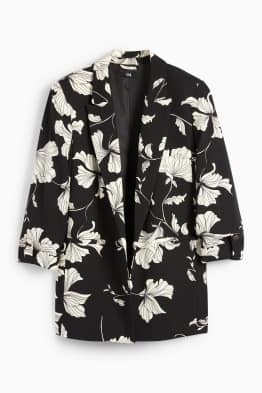 Blazer office - relaxed fit - cu flori