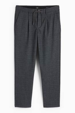 Chino - tapered fit - în carouri