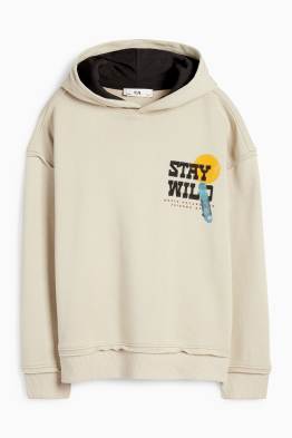 Skateboard und Kaktus - Hoodie