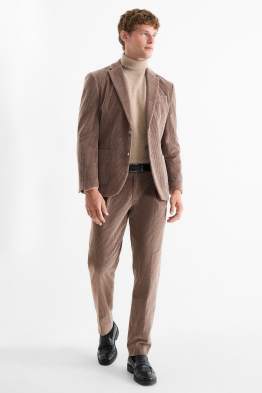 Pantaloni modulari din catifea - regular fit - stretch