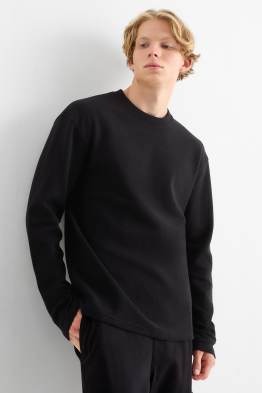 Tricou cu mânecă lungă - structurat