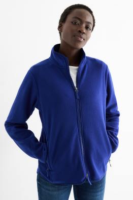 Hanorac de fleece cu fermoar