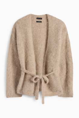 Strickjacke - Alpaka-Mix