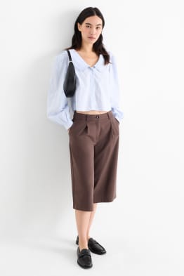 Pantaloni culotte - talie medie - relaxed fit