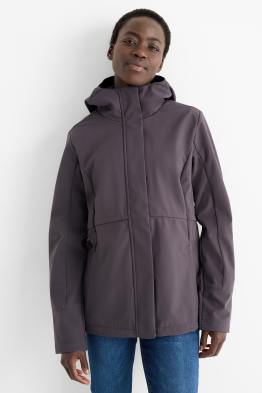 Geacă softshell cu glugă - rezistentă la apă - 4 Way Stretch