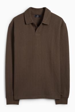 Tricou polo - relaxed fit - structurat