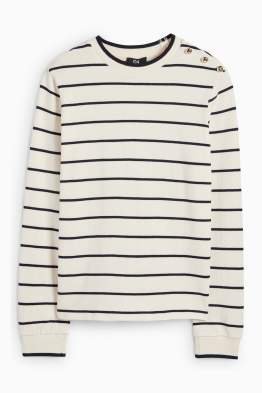 Fine knit jumper - striped