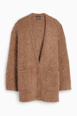 Cardigan tricotat - amestec de alpaca