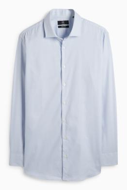 Cămașă office - slim fit - guler italian - în carouri