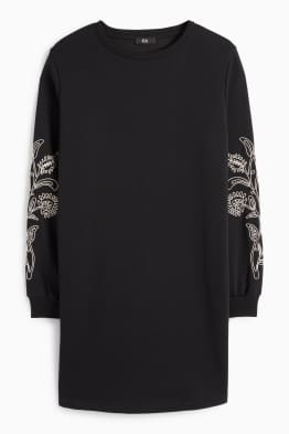 Rochie din molton - straight fit
