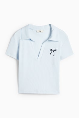 Tricou polo crop - slim fit - reiat