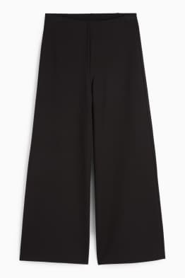 Pantaloni din jerseu - talie înaltă - wide leg