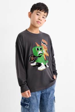 Minecraft - tricou cu mânecă lungă