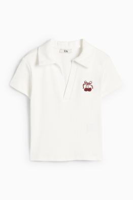 Tricou polo crop - slim fit - reiat