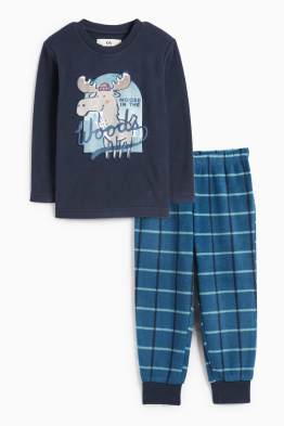 Elan - pijama de fleece - 2 piese