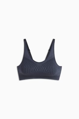 Sutien funcțional - vătuit - fără cusături - cu model
