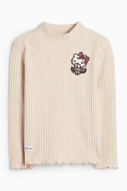 Hello Kitty - tricou cu mânecă lungă - reiat