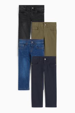 Multipack 4 buc. - 2 pantaloni termoizolanți și 2 jeans termoizolanți