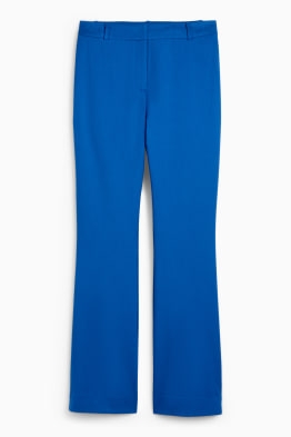 Pantaloni office - talie înaltă - relaxed fit - structurați