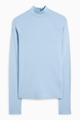 Maglia a maniche lunghe - slim fit - a coste