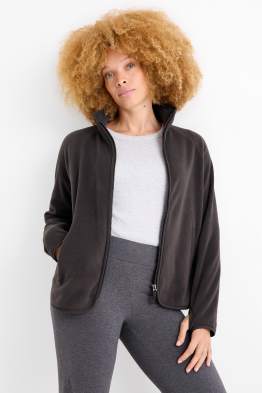 Hanorac de fleece cu fermoar 