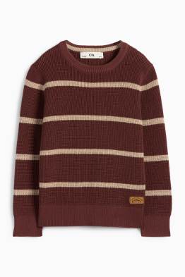 Jumper - ribbed - striped